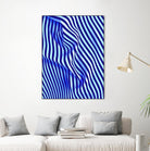 INNER ROOM - purple by Celine Cimon on GIANT ART - blue abstract canadian artist