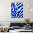 INNER ROOM - purple by Celine Cimon on GIANT ART - blue abstract canadian artist
