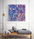 IN STAGE - bleu by Celine Cimon on GIANT ART - blue abstract canadian
