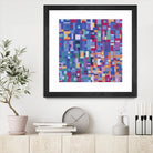 IN STAGE - bleu by Celine Cimon on GIANT ART - blue abstract canadian