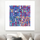 IN STAGE - bleu by Celine Cimon on GIANT ART - blue abstract canadian