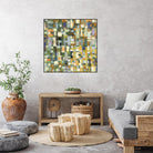 IN STAGE - chrome beige by Celine Cimon on GIANT ART - yellow abstract canadian