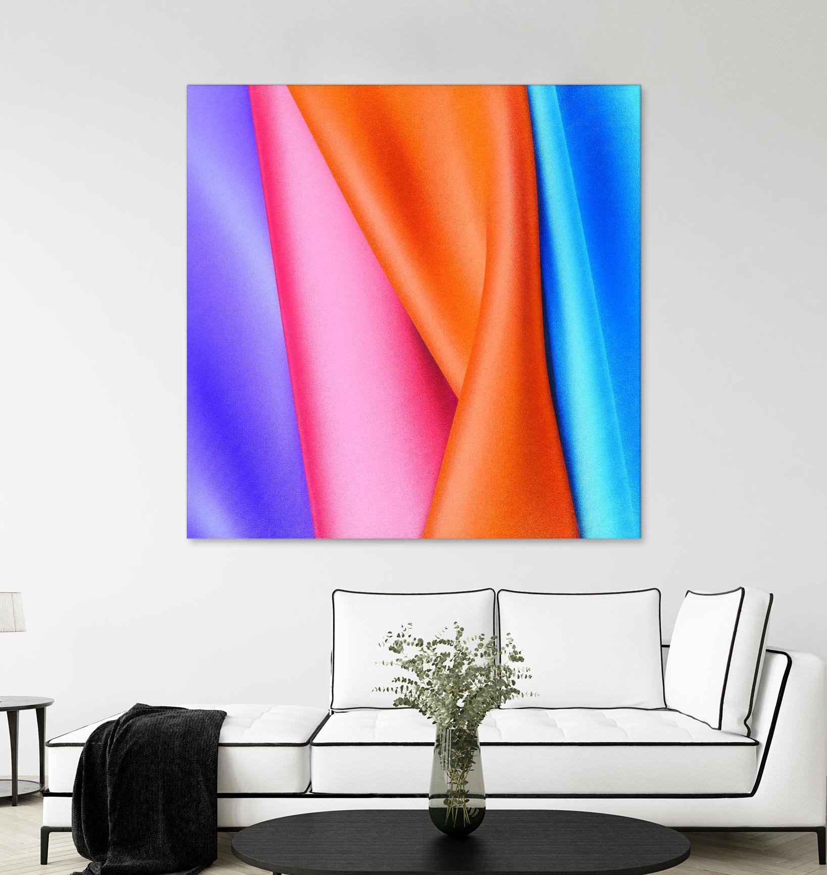 TANGO - original by Celine Cimon on GIANT ART - orange abstract canadian