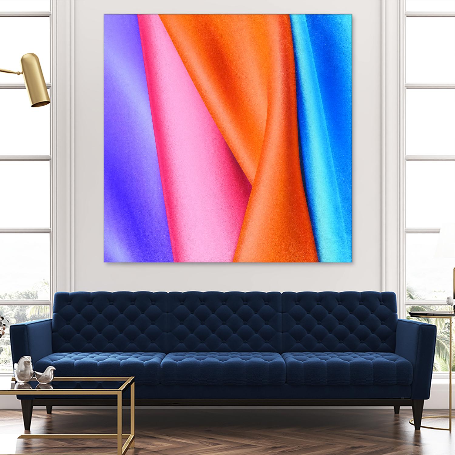 TANGO - original by Celine Cimon on GIANT ART - orange abstract canadian