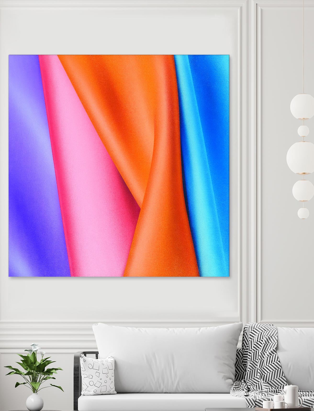 TANGO - original by Celine Cimon on GIANT ART - orange abstract canadian