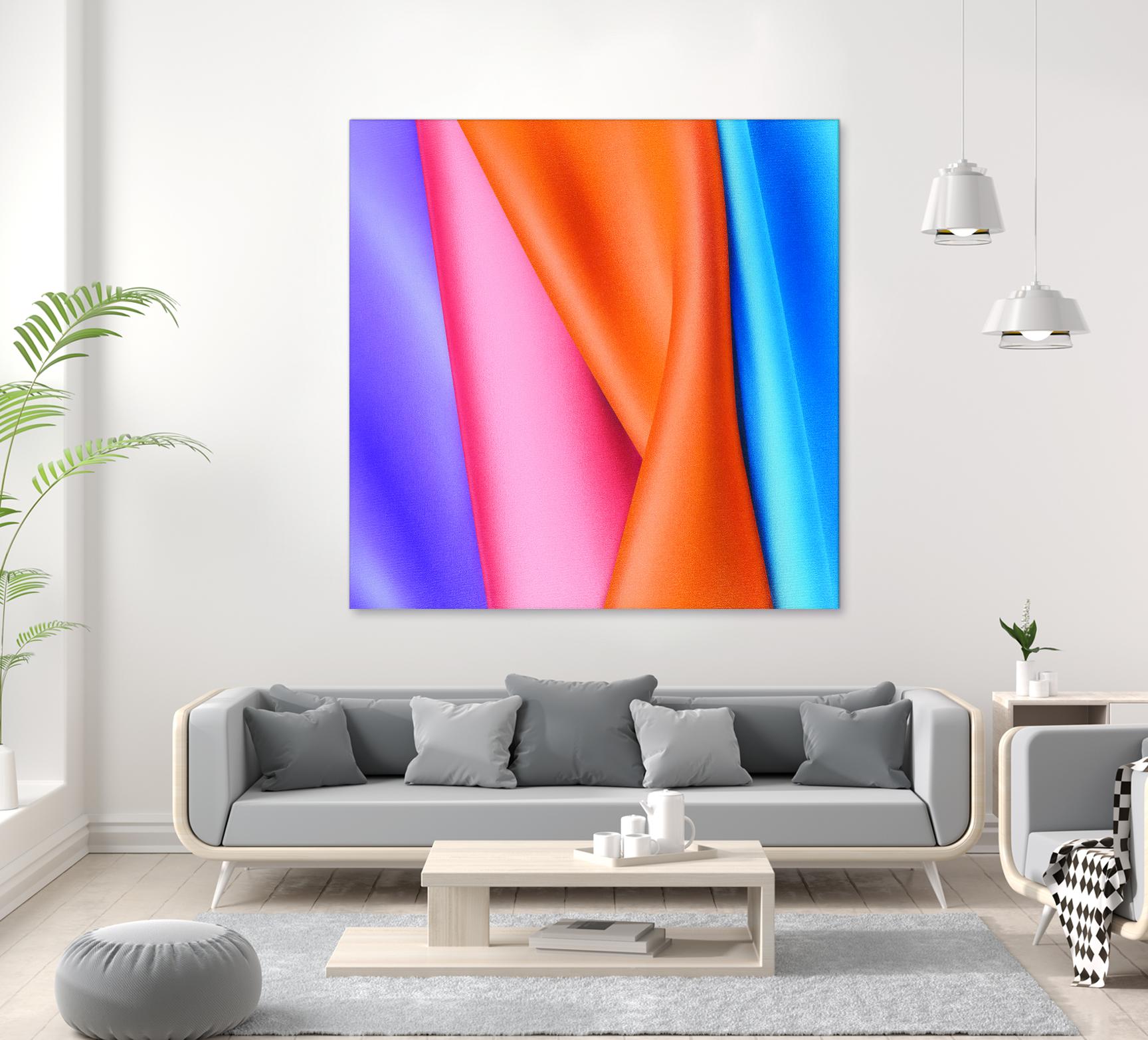 TANGO - original by Celine Cimon on GIANT ART - orange abstract canadian