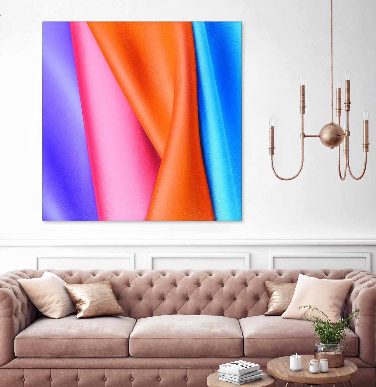 TANGO - original by Celine Cimon on GIANT ART - orange abstract canadian