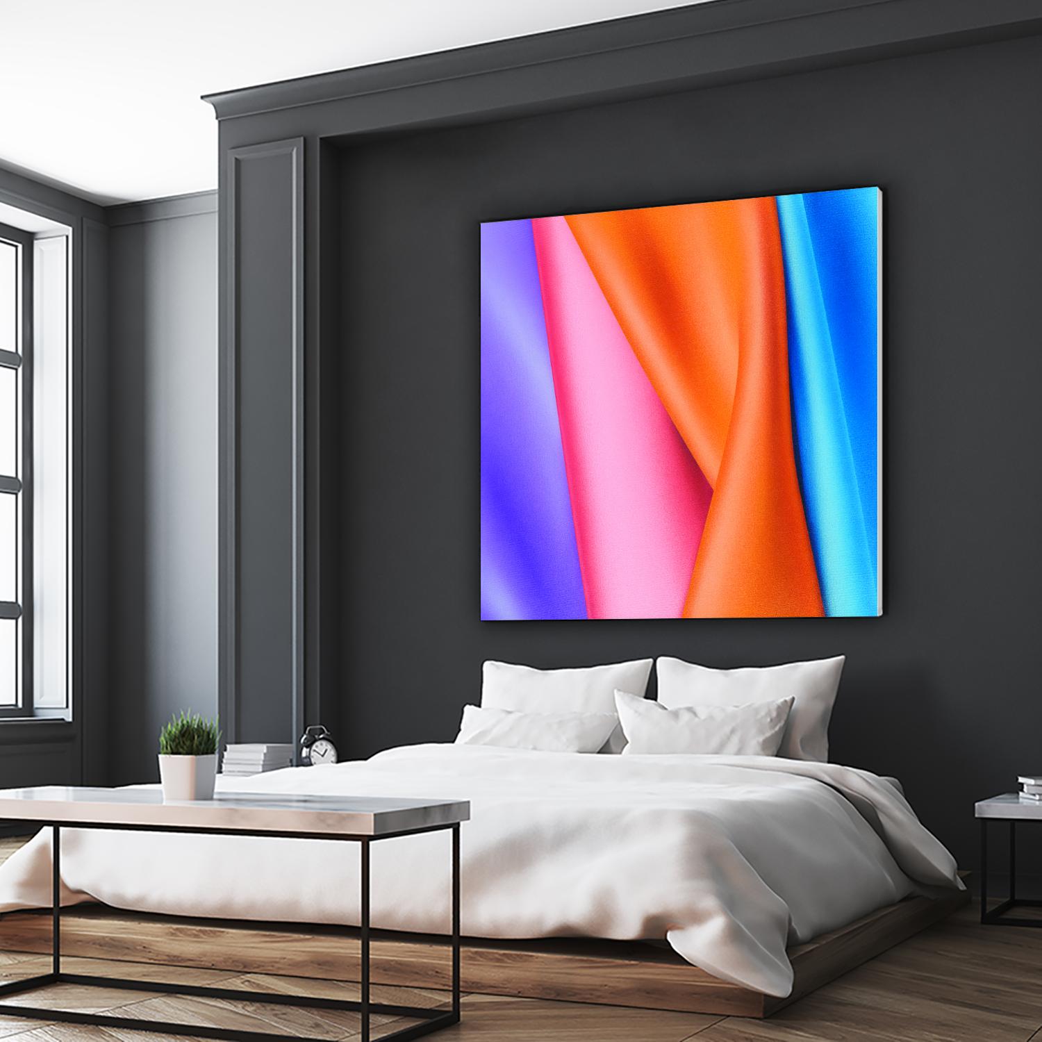 TANGO - original by Celine Cimon on GIANT ART - orange abstract canadian