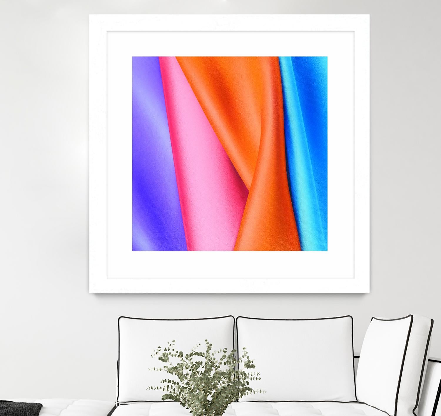 TANGO - original by Celine Cimon on GIANT ART - orange abstract canadian