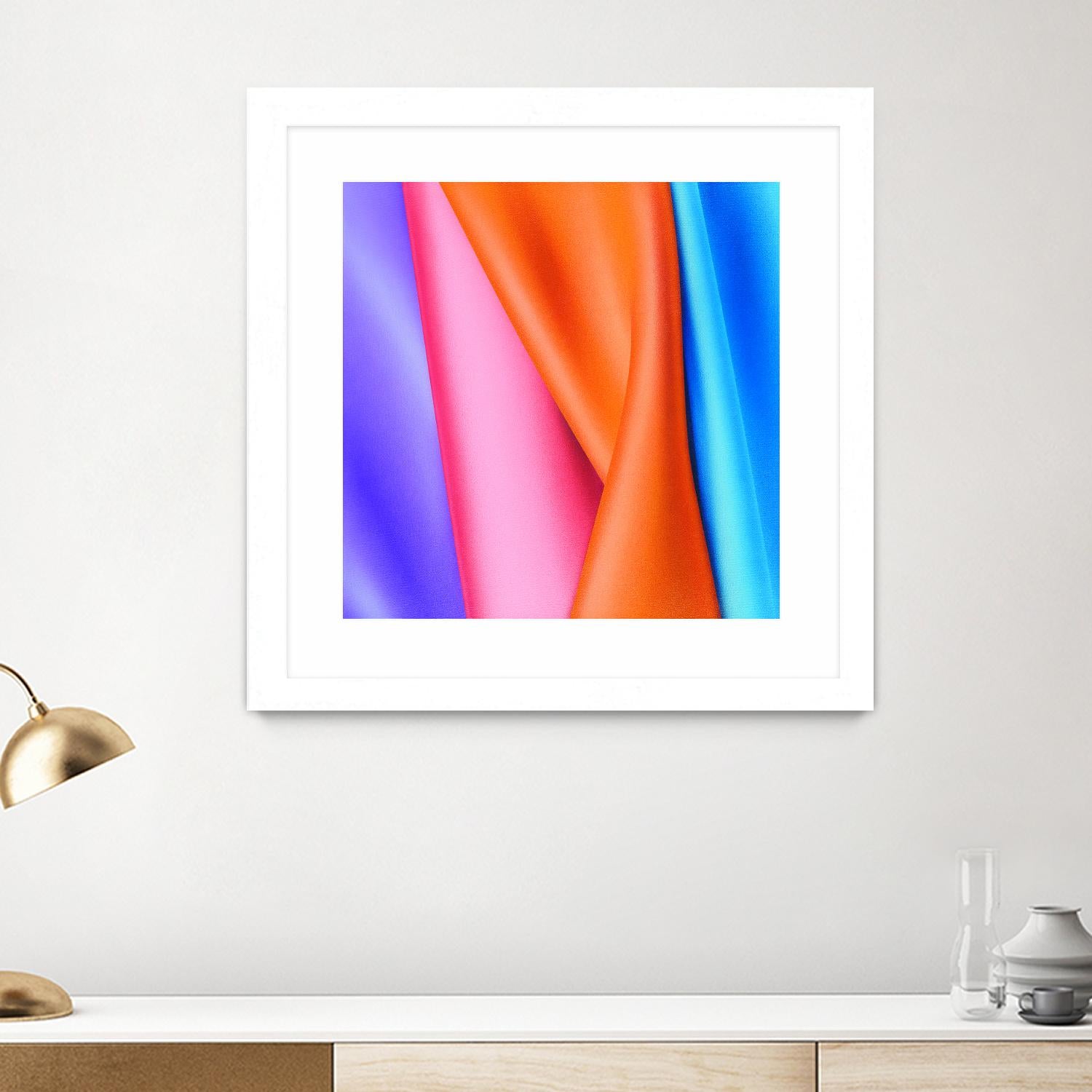 TANGO - original by Celine Cimon on GIANT ART - orange abstract canadian