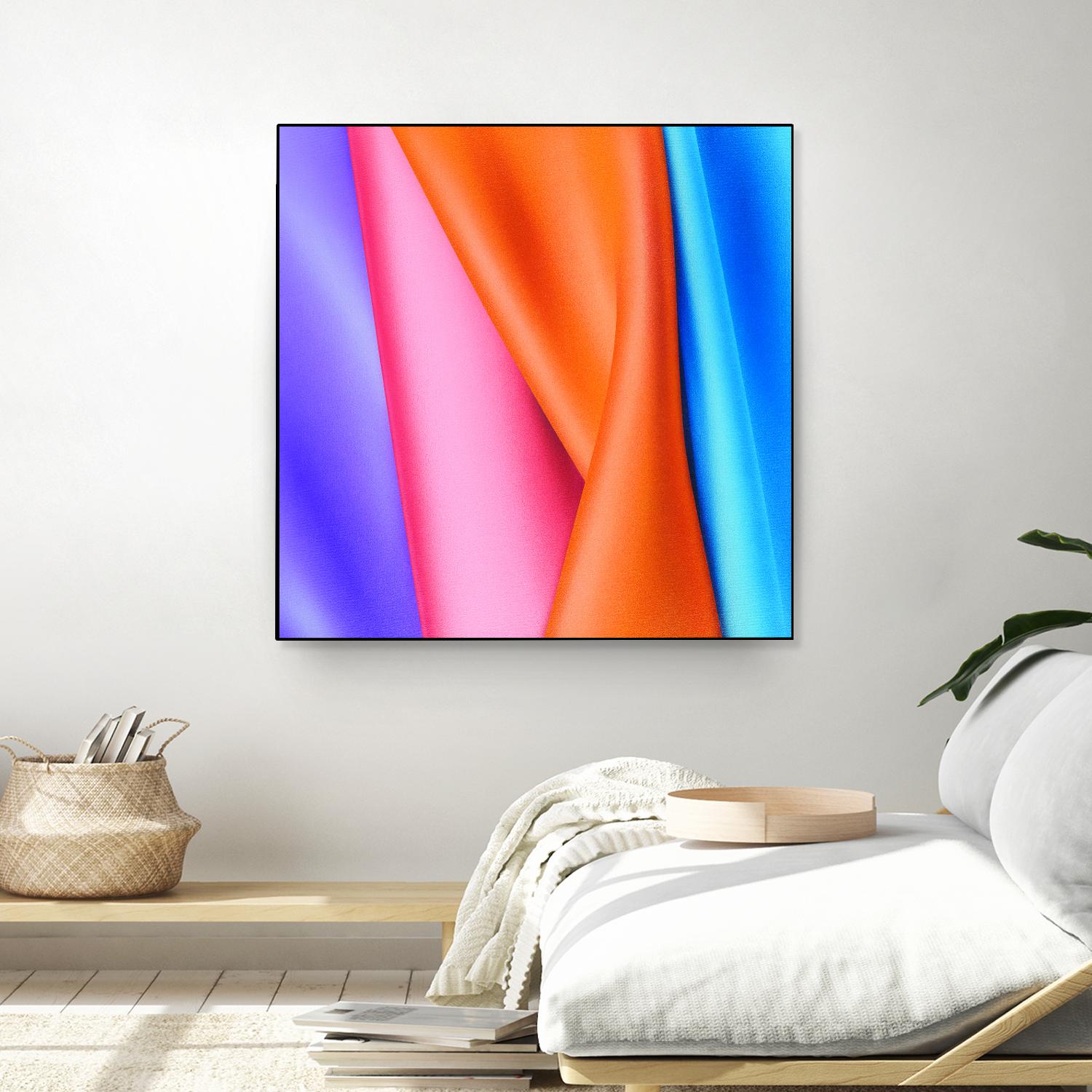 TANGO - original by Celine Cimon on GIANT ART - orange abstract canadian