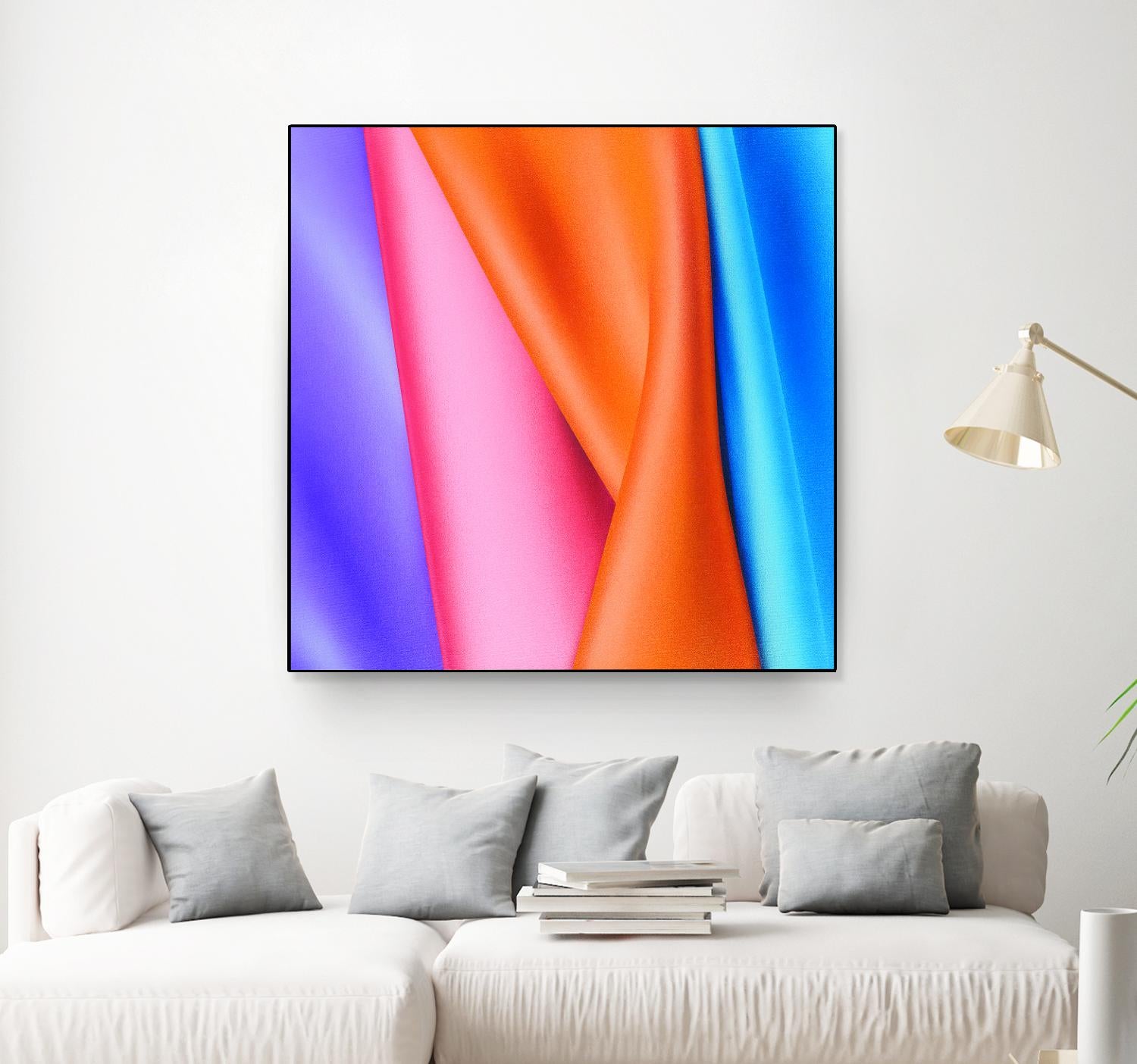 TANGO - original by Celine Cimon on GIANT ART - orange abstract canadian