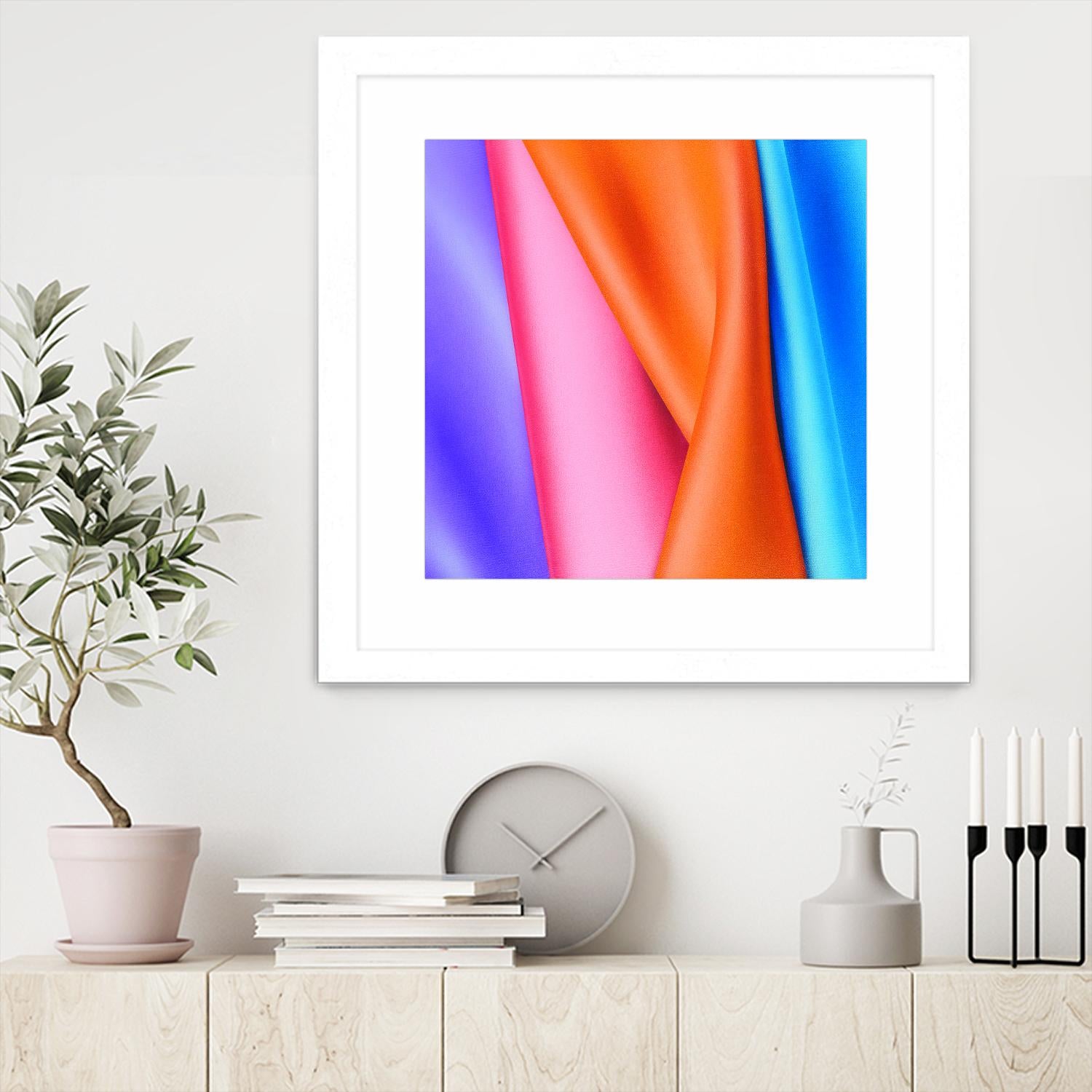TANGO - original by Celine Cimon on GIANT ART - orange abstract canadian
