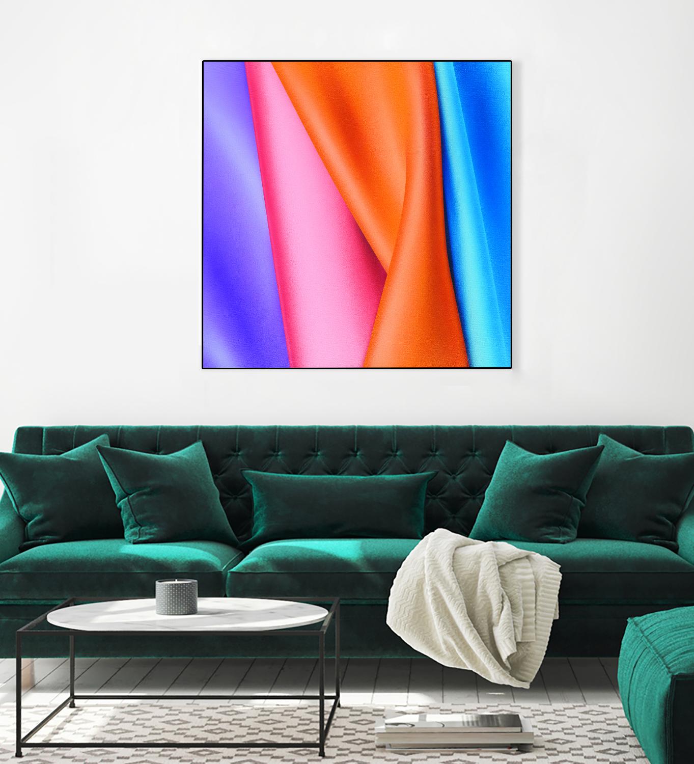 TANGO - original by Celine Cimon on GIANT ART - orange abstract canadian