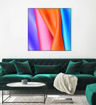 TANGO - original by Celine Cimon on GIANT ART - orange abstract canadian