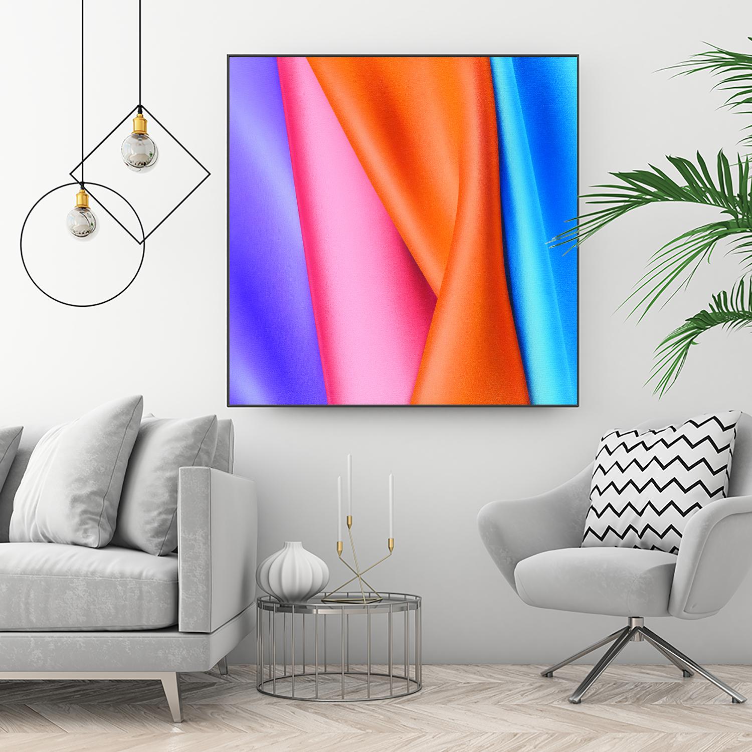 TANGO - original by Celine Cimon on GIANT ART - orange abstract canadian