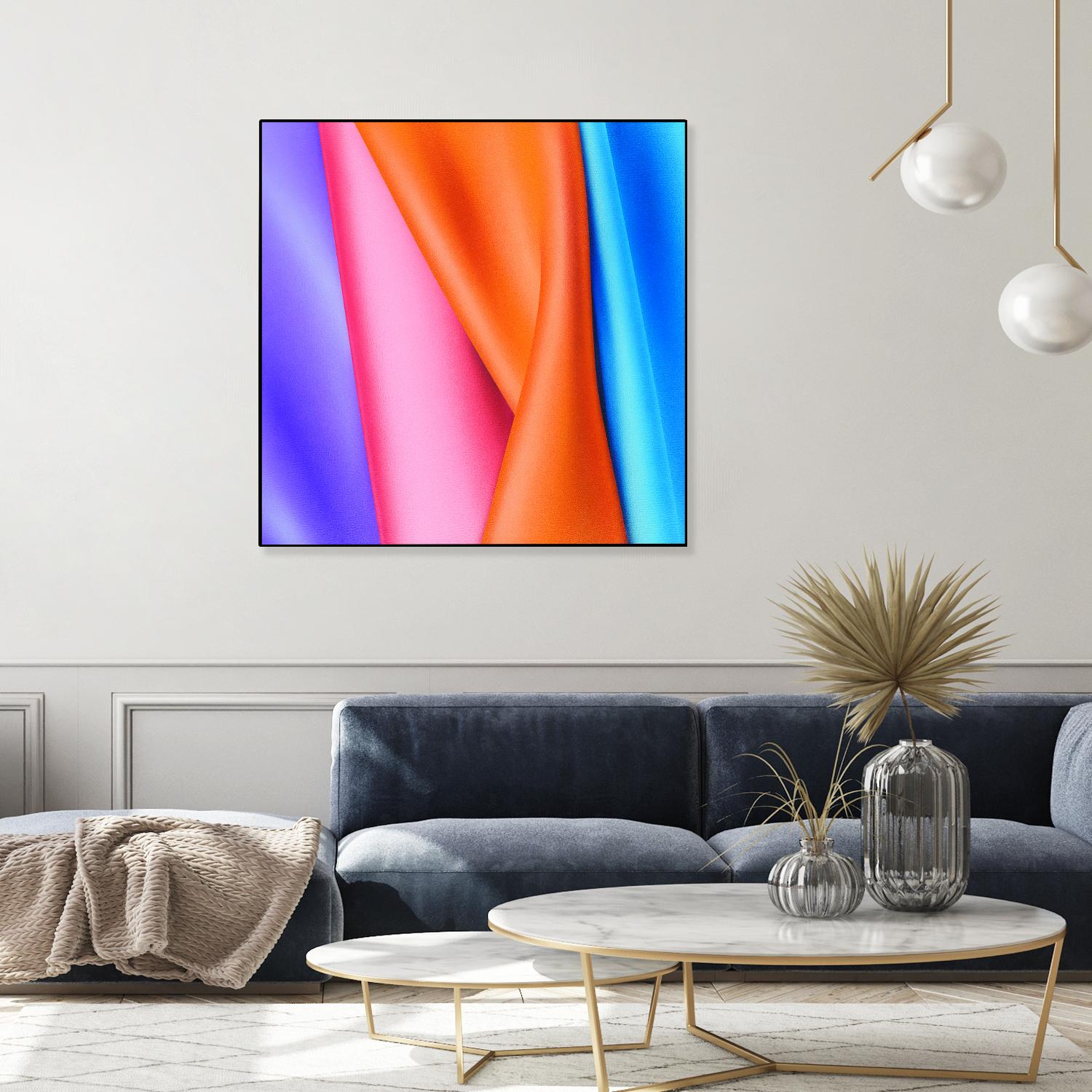 TANGO - original by Celine Cimon on GIANT ART - orange abstract canadian