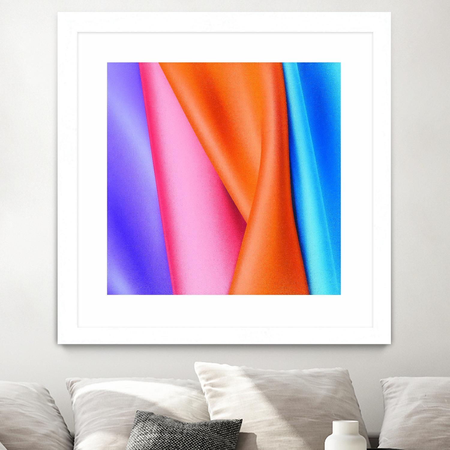 TANGO - original by Celine Cimon on GIANT ART - orange abstract canadian