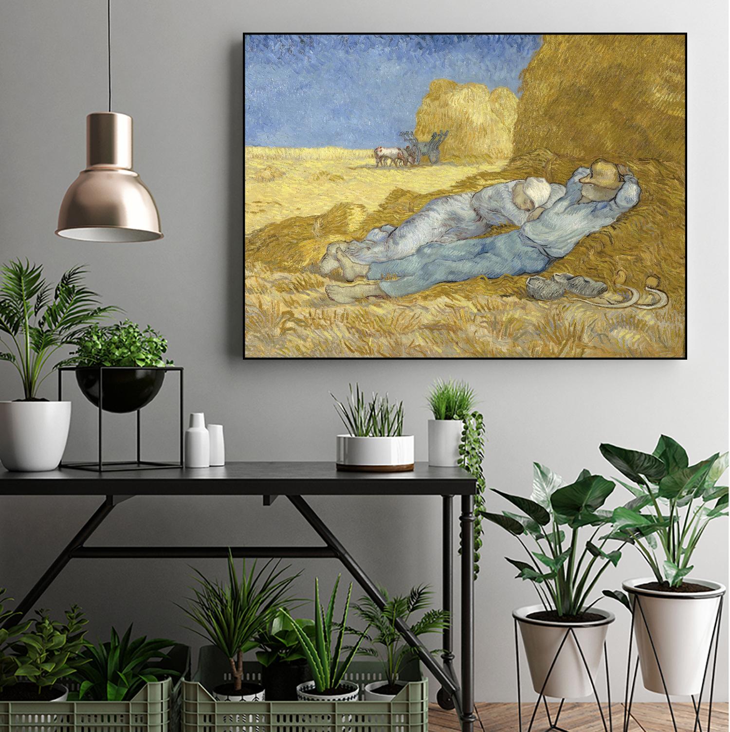 The siesta (after Millet) by Vincent Van Gogh on GIANT ART - museums