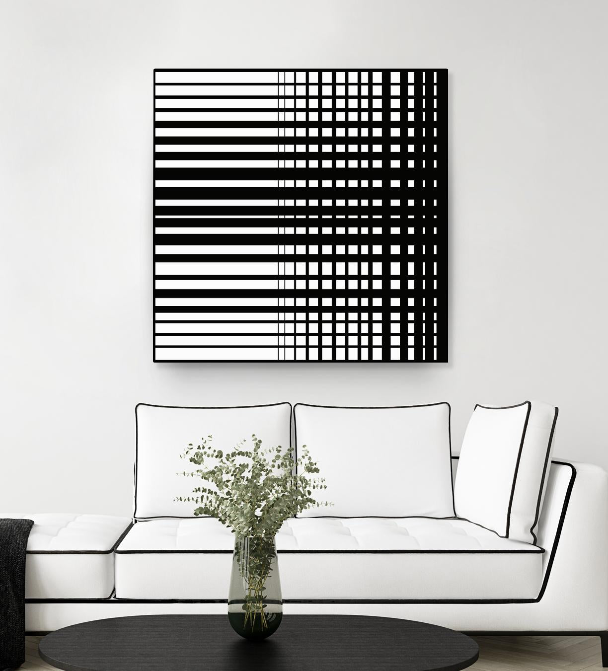 Vibing I by Daleno Art on GIANT ART - white patterns abstrait 
