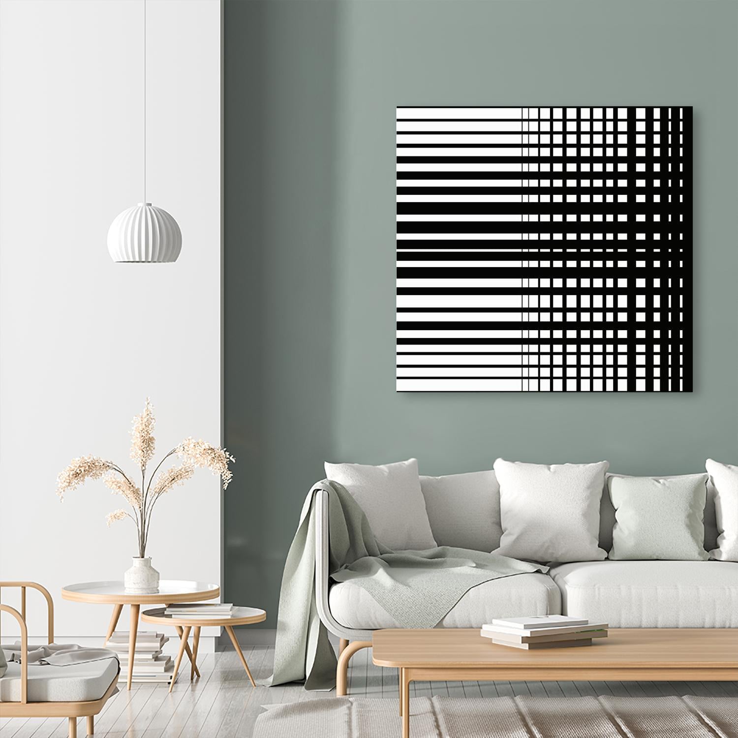 Vibing I by Daleno Art on GIANT ART - white patterns abstrait 