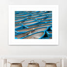 Cerulean Docks I by Daleno Art on GIANT ART - bleu shapes chaloup