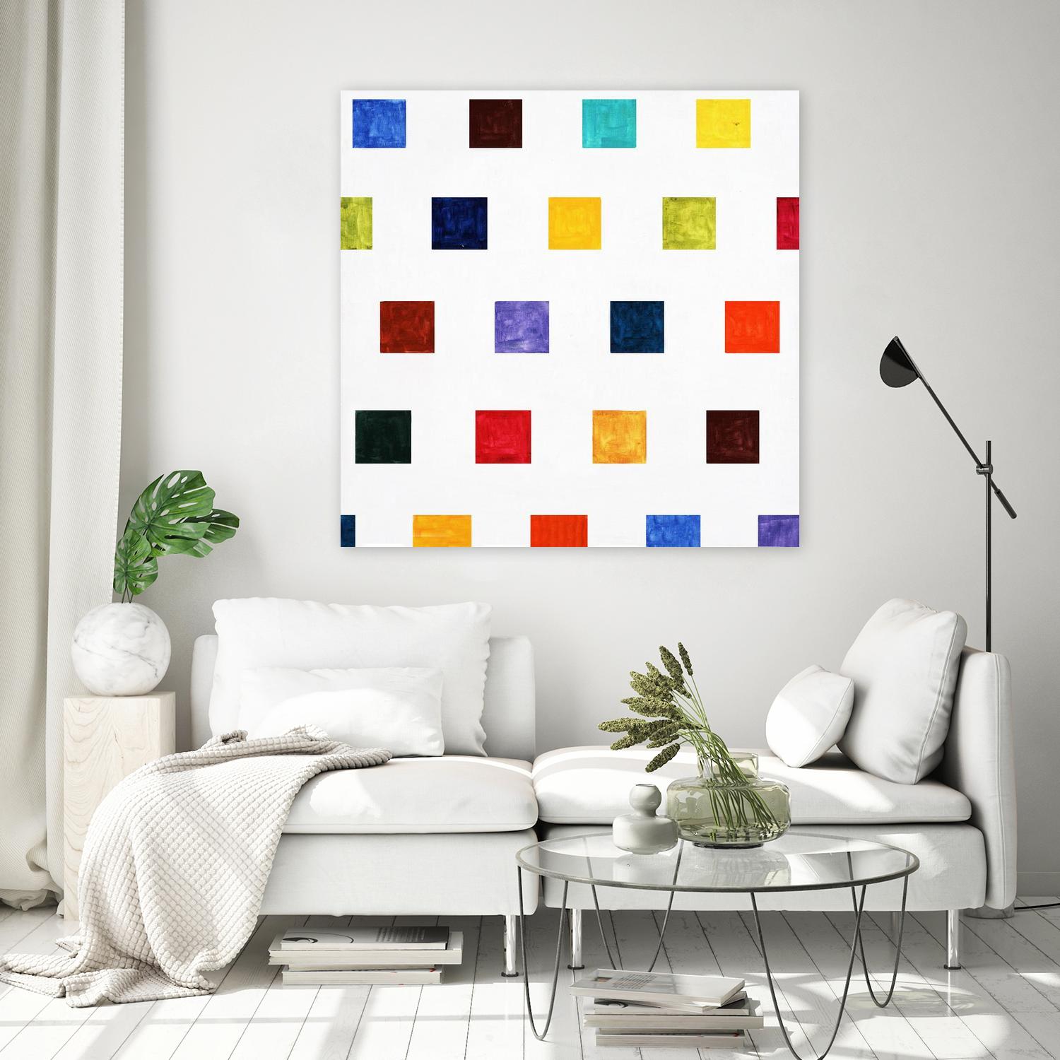 Contrary by Daleno Art on GIANT ART - orange shapes abstrait 