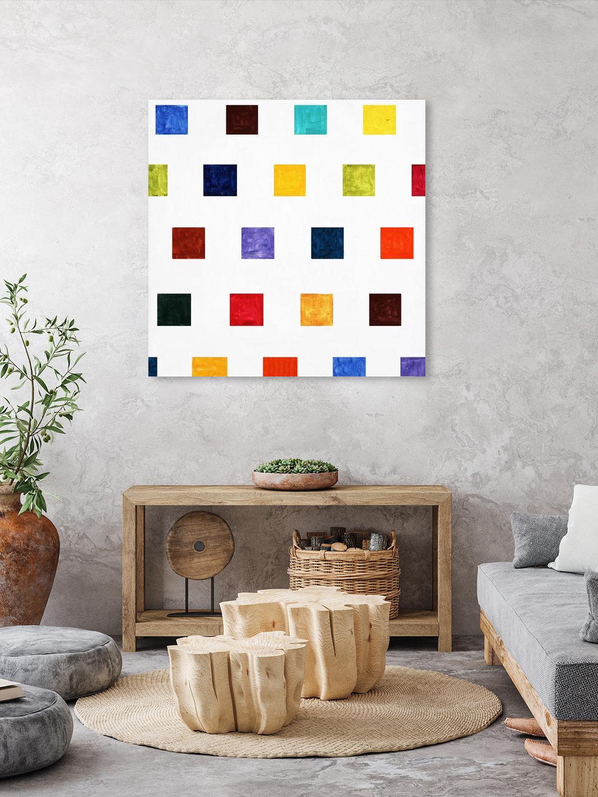 Contrary by Daleno Art on GIANT ART - orange shapes abstrait 