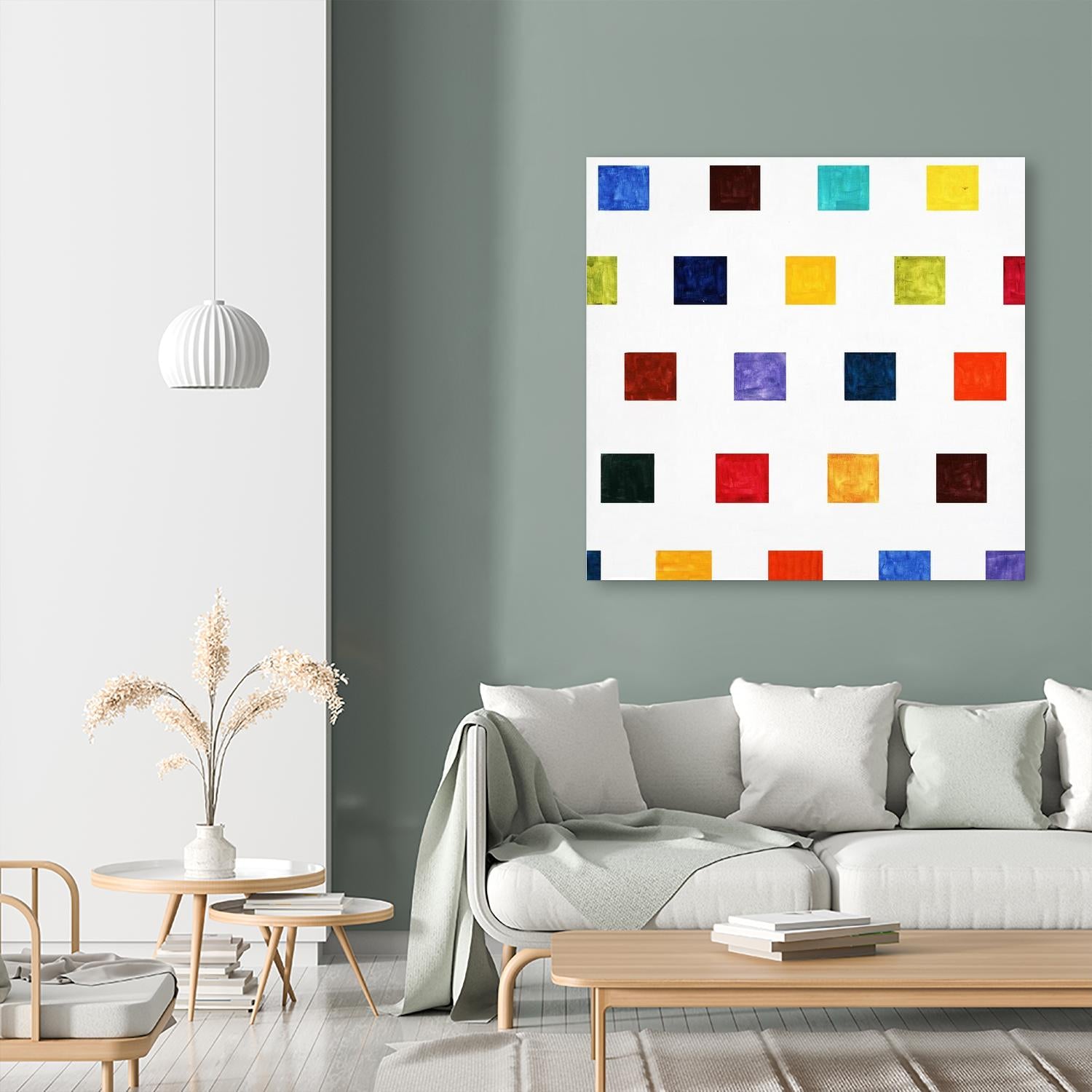 Contrary by Daleno Art on GIANT ART - orange shapes abstrait 