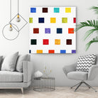 Contrary by Daleno Art on GIANT ART - orange shapes abstrait 