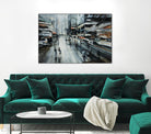 Rush by Daleno Art on GIANT ART - grey landscape city