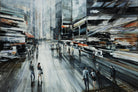 Rush by Daleno Art on GIANT ART - grey landscape city