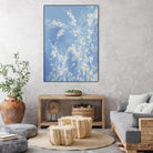 Prideful Petals by Daleno Art on GIANT ART - blue botanical leafs