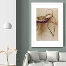 Jumping Ahead II by Daleno Art on GIANT ART - beige abstract