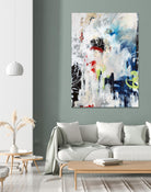 Painted Vase by Daleno Art on GIANT ART - red abstract abstract