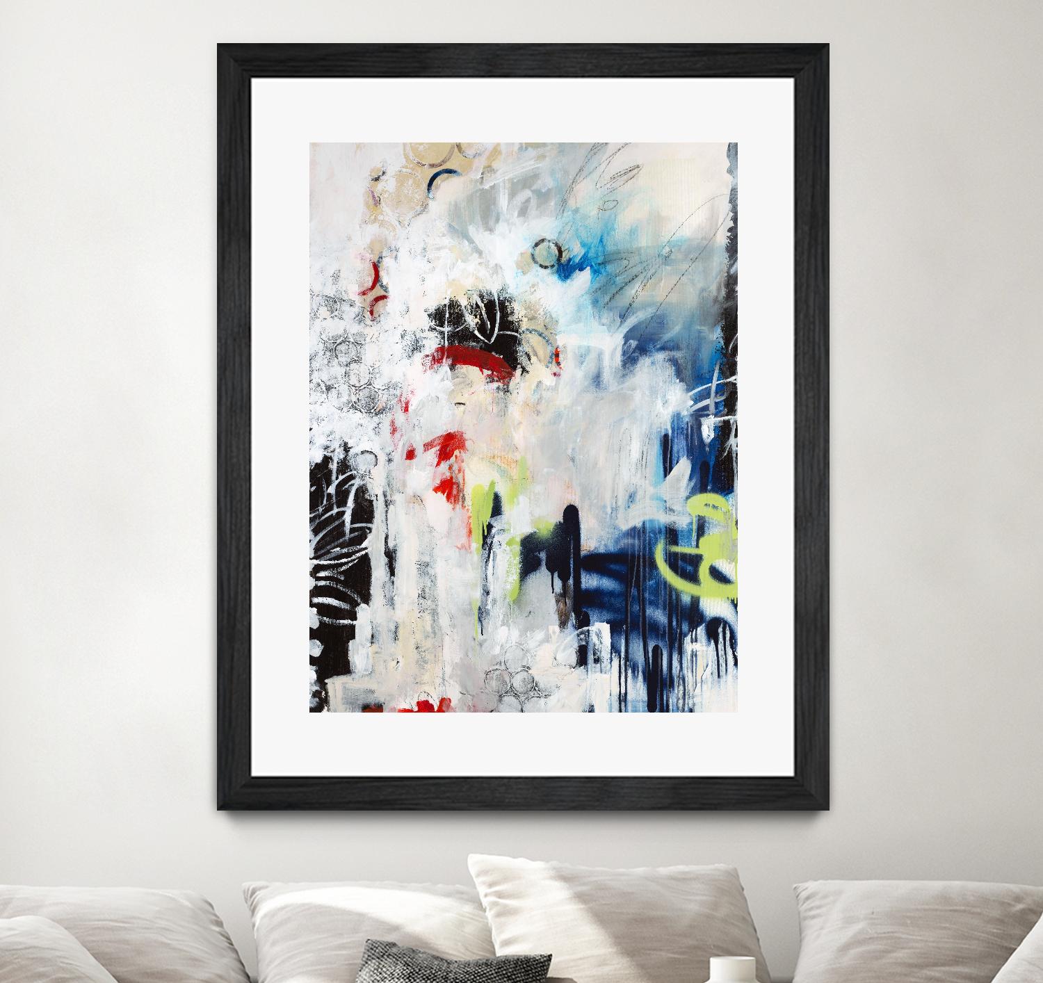 Painted Vase by Daleno Art on GIANT ART - red abstract abstract