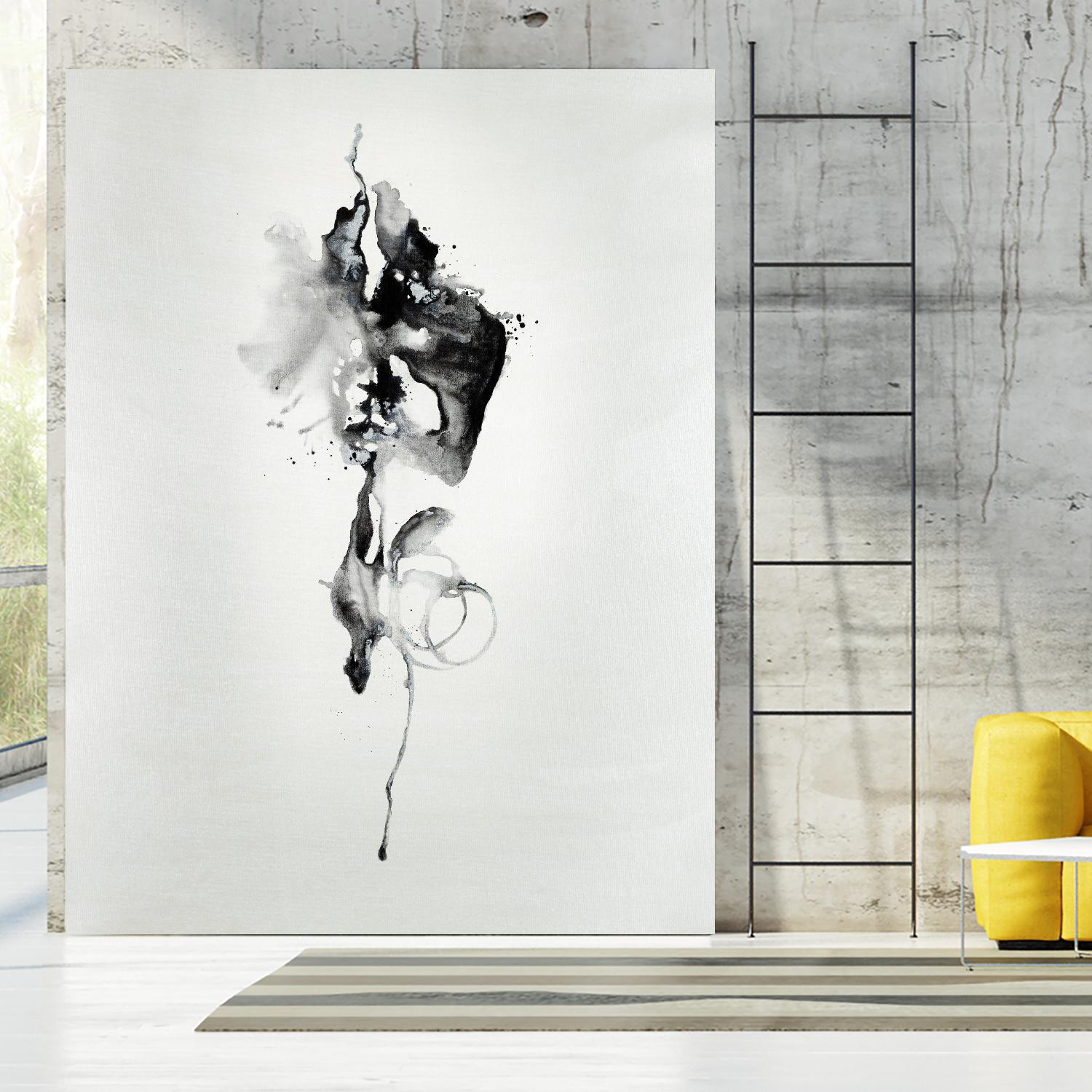 Smokey I by Daleno Art on GIANT ART - white black&white abstrait 
