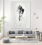 Smokey I by Daleno Art on GIANT ART - white black&white abstrait 