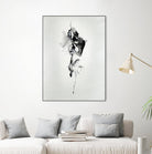 Smokey I by Daleno Art on GIANT ART - white black&white abstrait 