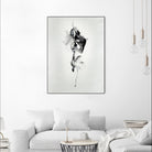 Smokey I by Daleno Art on GIANT ART - white black&white abstrait 
