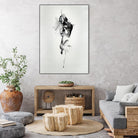 Smokey I by Daleno Art on GIANT ART - white black&white abstrait 