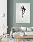 Smokey I by Daleno Art on GIANT ART - white black&white abstrait 