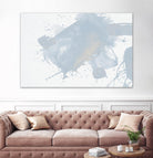 Baby Doll Blues V by Daleno Art on GIANT ART - blue abstract abstract 
