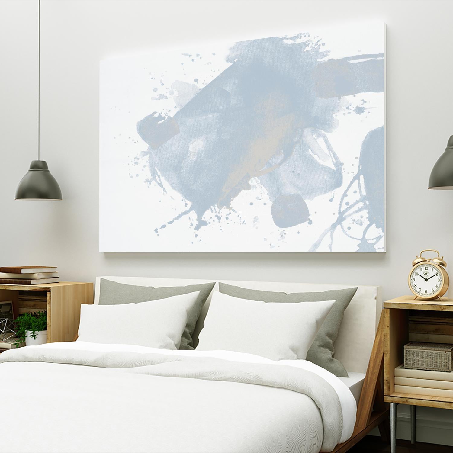Baby Doll Blues V by Daleno Art on GIANT ART - blue abstract abstract 