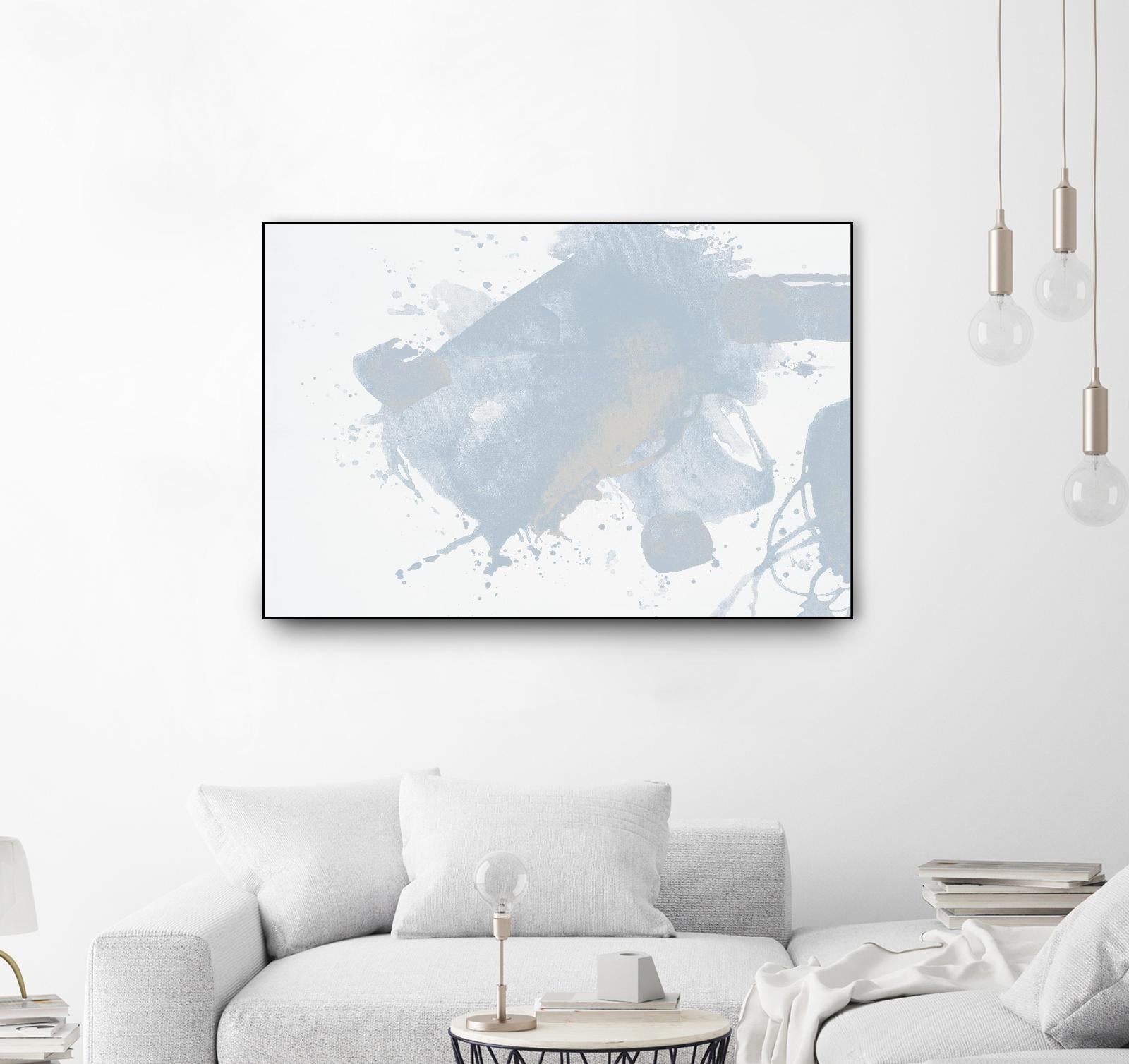 Baby Doll Blues V by Daleno Art on GIANT ART - blue abstract abstract 
