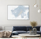 Baby Doll Blues V by Daleno Art on GIANT ART - blue abstract abstract 