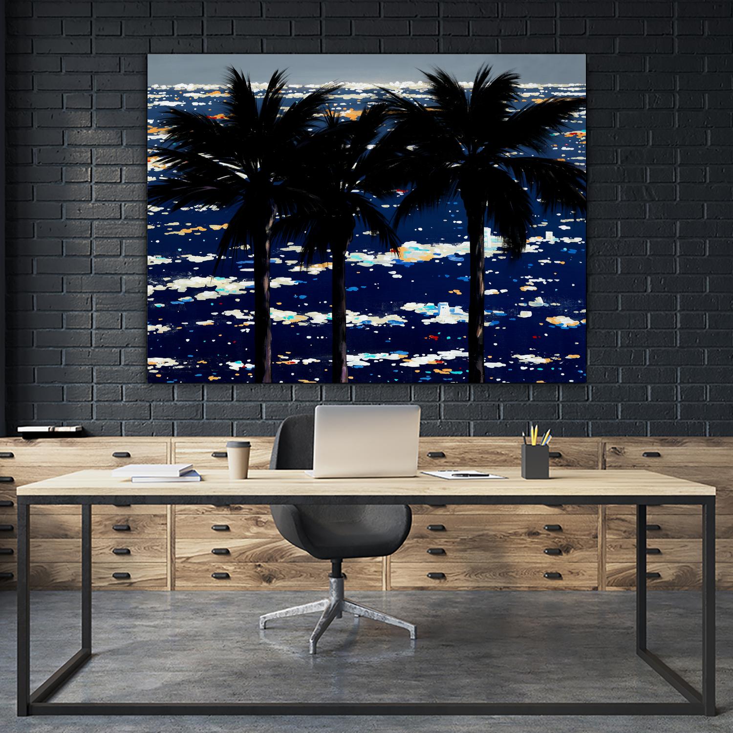 Lost in the View II by Daleno Art on GIANT ART - orange digital city