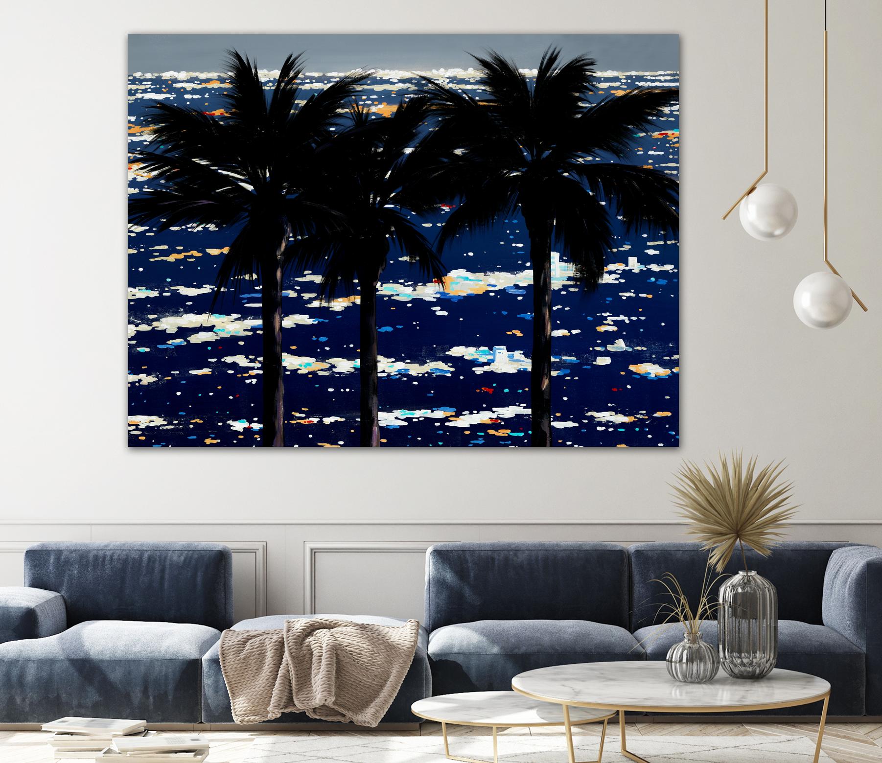 Lost in the View II by Daleno Art on GIANT ART - orange digital city