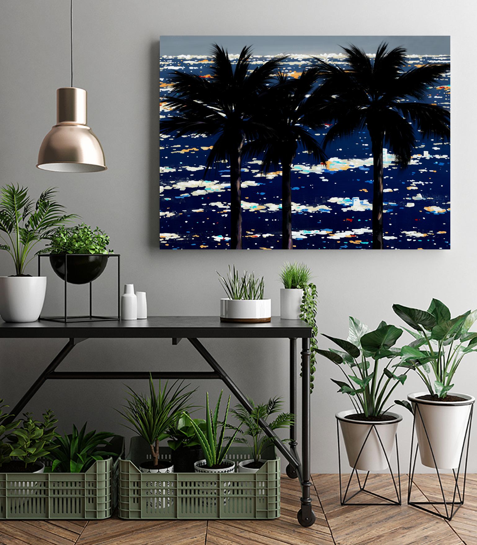 Lost in the View II by Daleno Art on GIANT ART - orange digital city