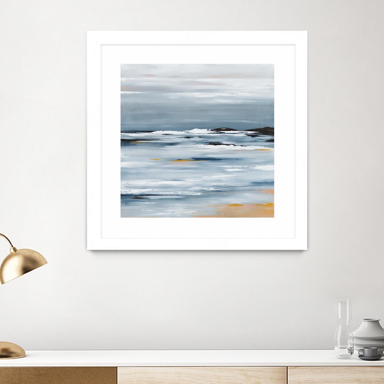 From The Bay Window by Daleno Art on GIANT ART - orange abstract